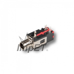 Gniazdo JACK 6,3 mm HTJ-064-12