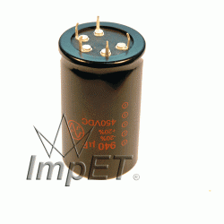 Kondensator elektrolityczny 940uF/450V